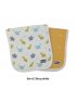 Muslin Burp Cloth Set - Yellow - 2 pack