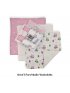 Muslin Wash Cloth Set - Lilac - 3 pack