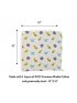 Muslin Wash Cloth Set - Yellow - 3 pack