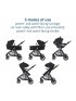 Zelia Luxe 5-in-1 Modular Travel System - New Hope Black