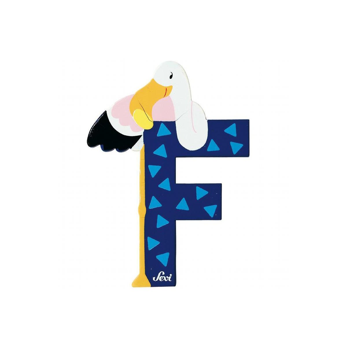 Animal Wooden Letter - F