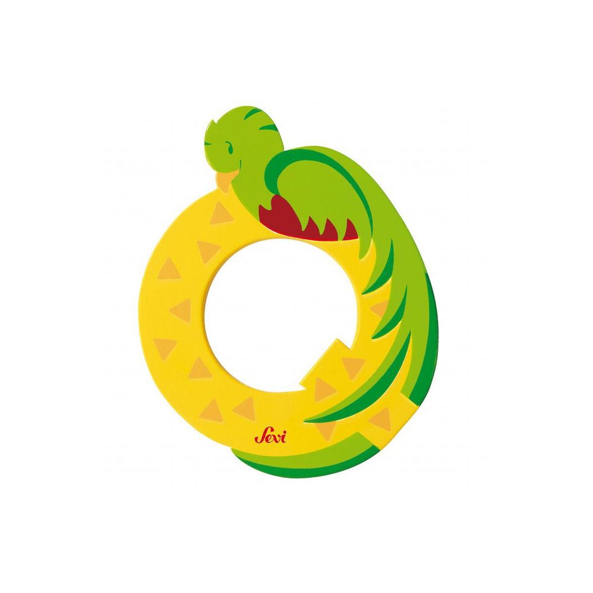 Animal Wooden Letter - Q