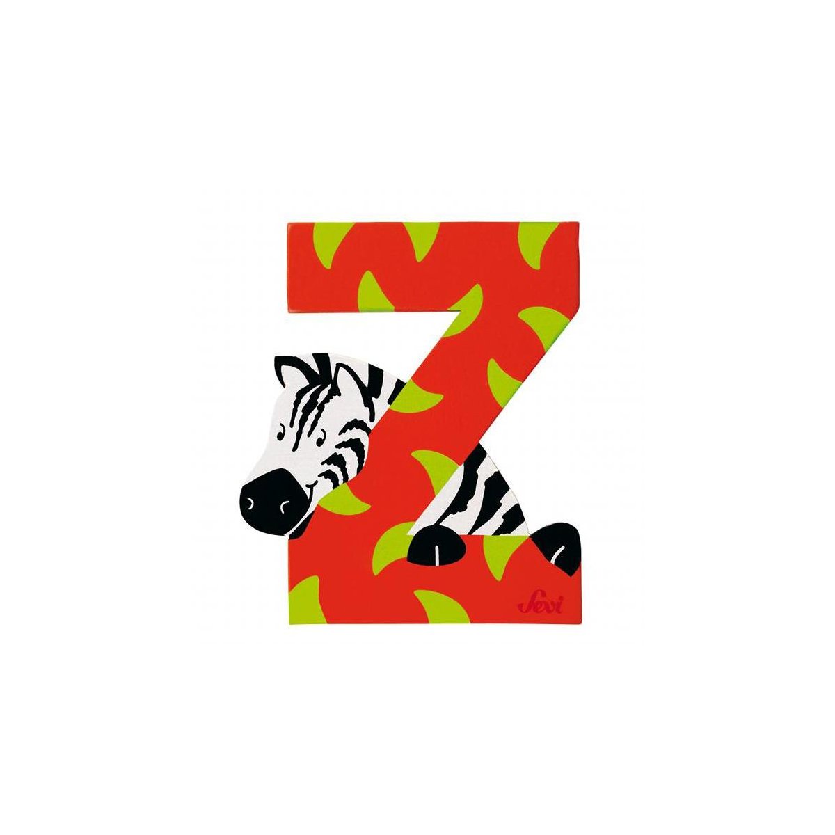 Animal Wooden Letter - Z