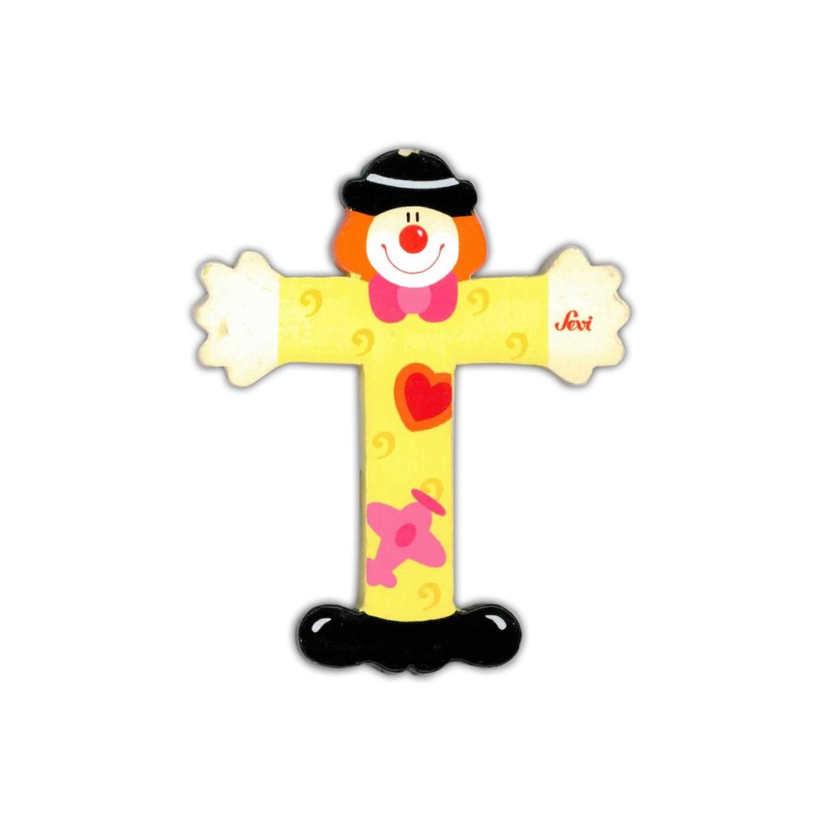 Clown Wooden Letter T