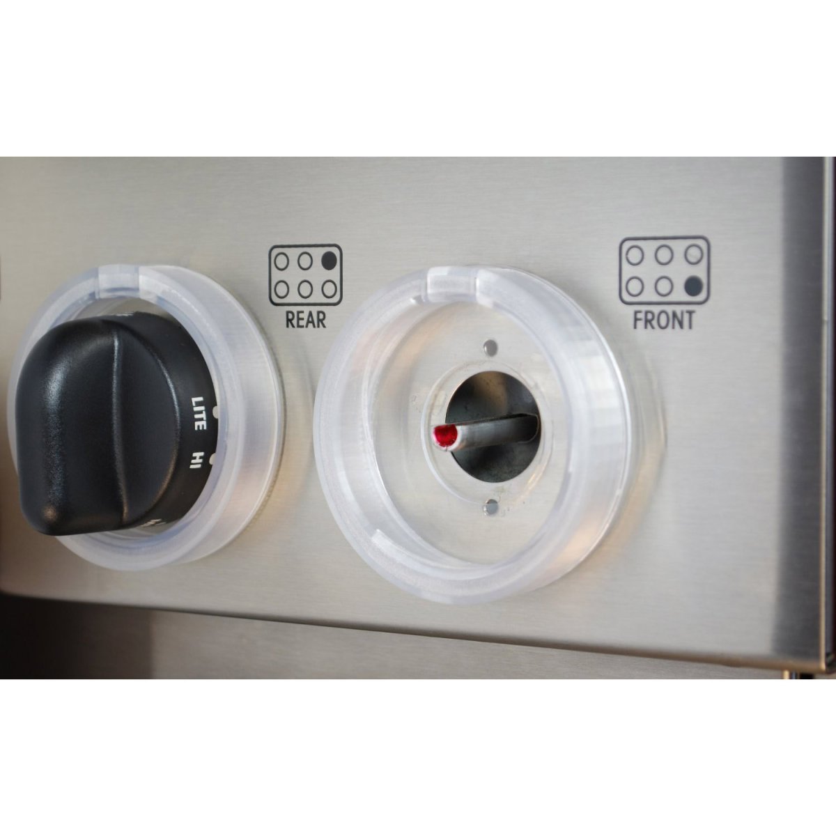 Stove Knob Lock 5 Pack - Clear