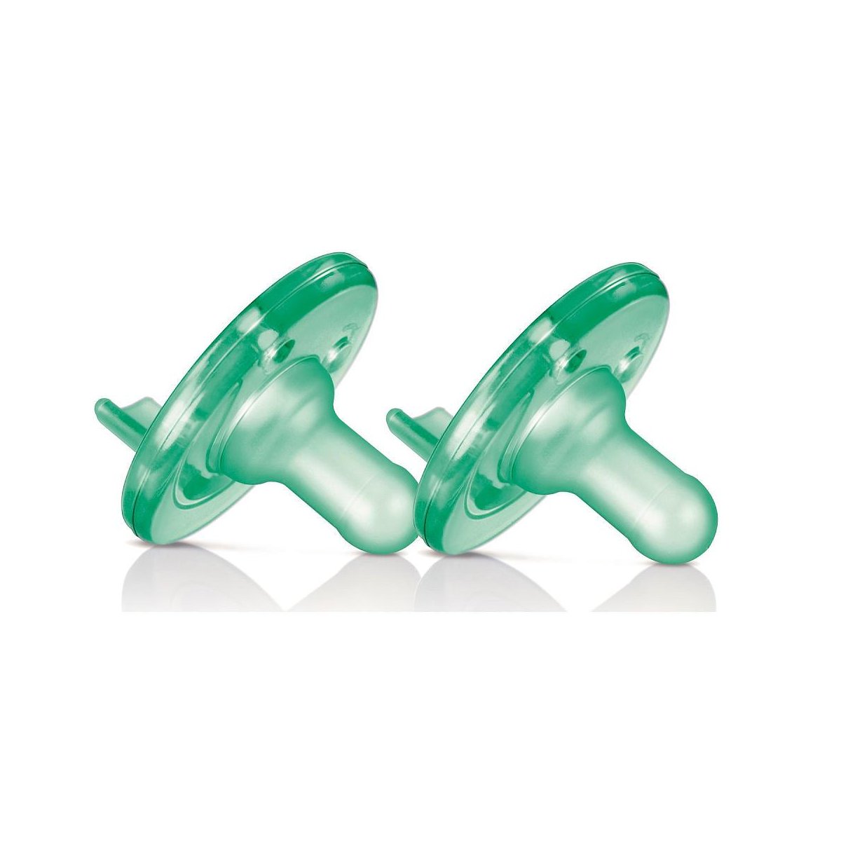 Soothie Pacifier 3M+ - Green 2 Pack