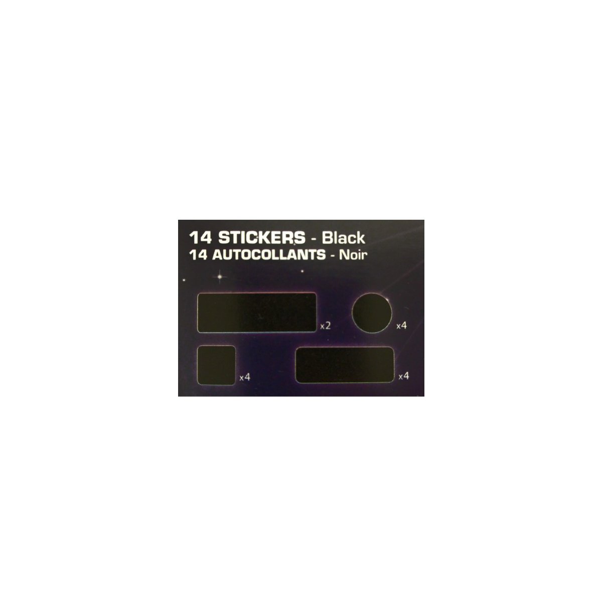 Baby On Route Reflective Stickers Black