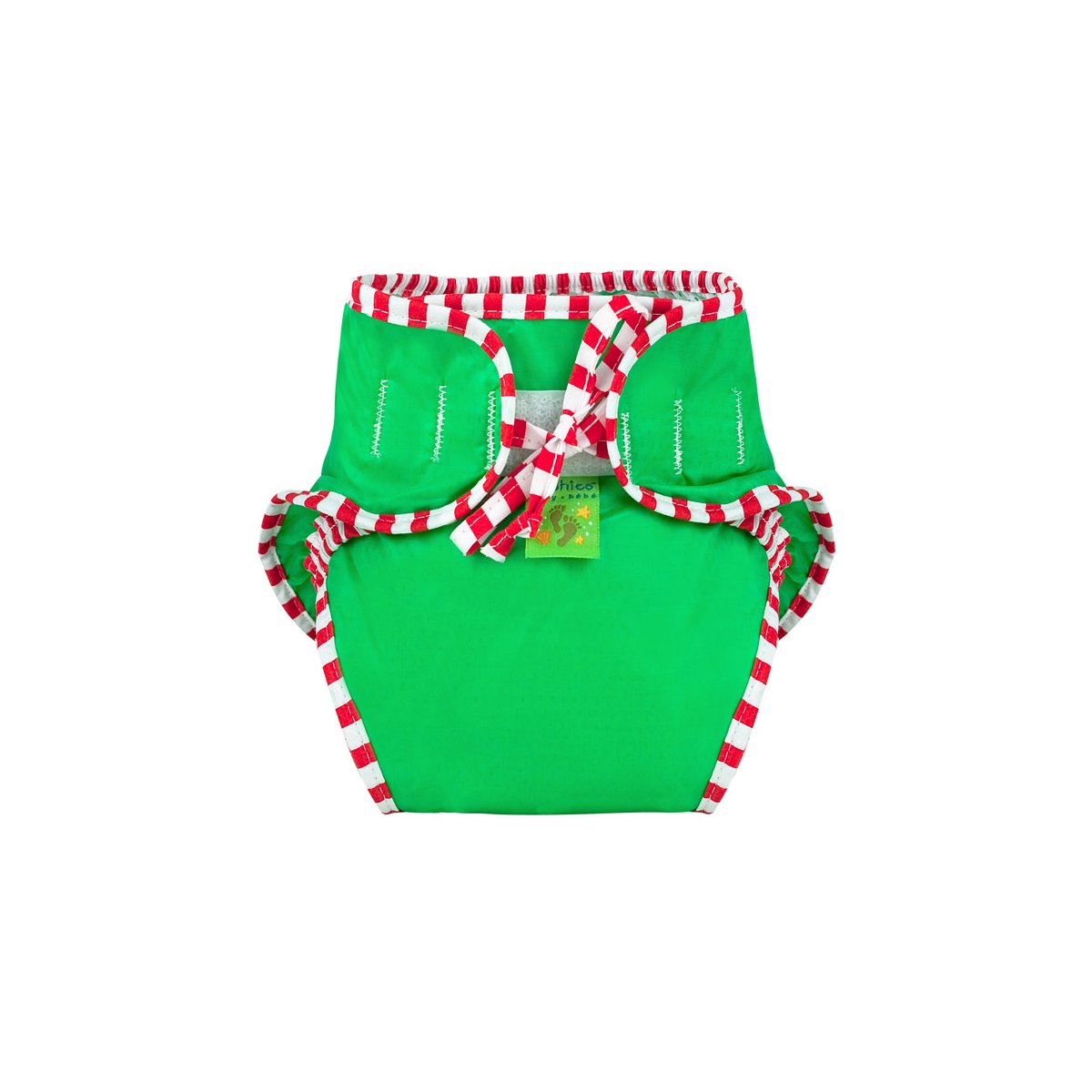 Reusable Swimsuit Diaper Green