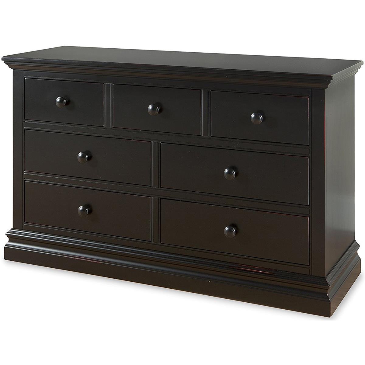 Pine Ridge/ Stone Harbor 7 Drawer Dresser - Black