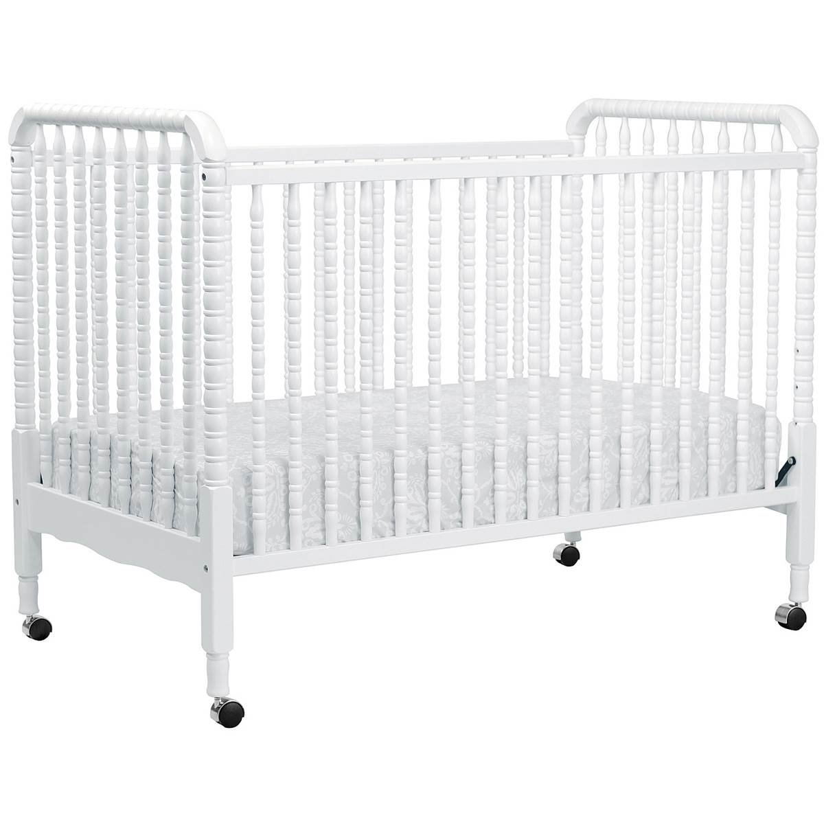 Jenny Lind 3 In 1 Convertible Crib - White