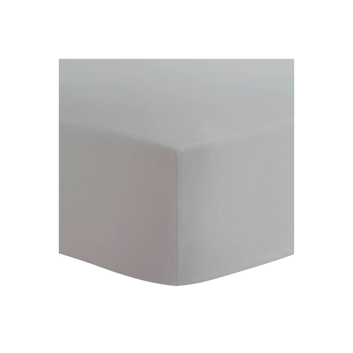 Flannel Mini Crib Sheet - Grey