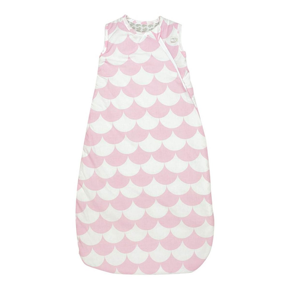 Woven Cotton Nap Bag 2 Tog - Pink Scallop