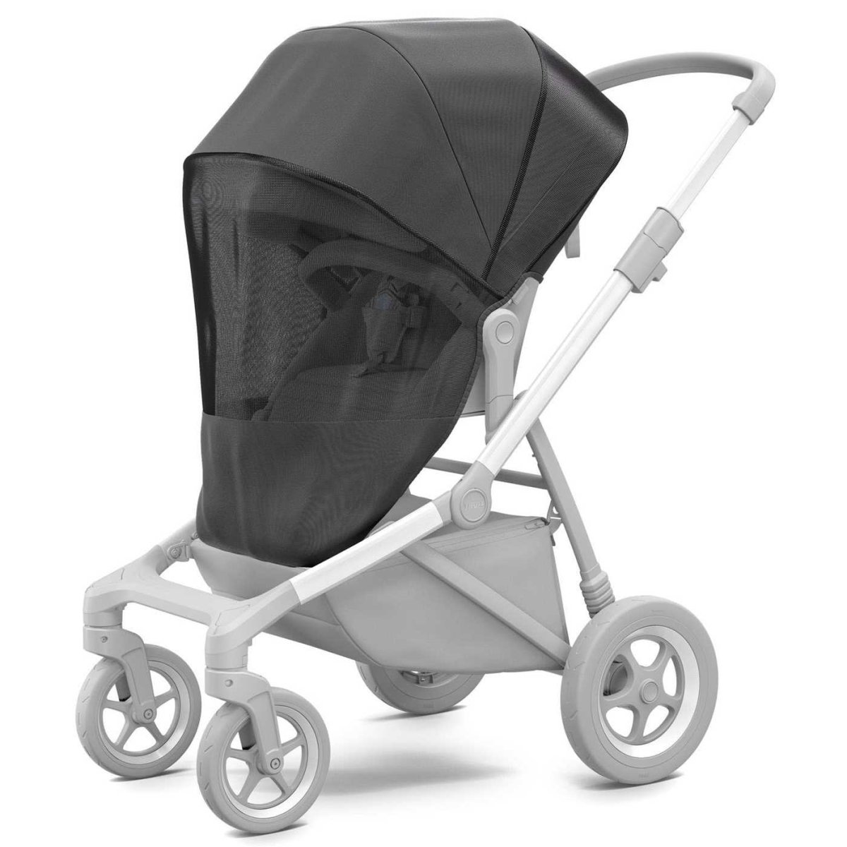 Sleek Stroller Mesh Cover - Black