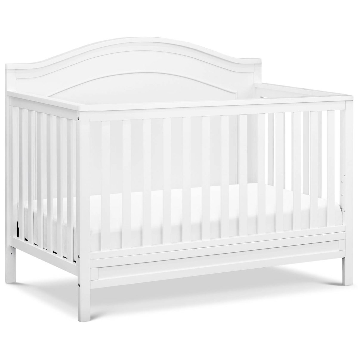 Charlie 4 in 1 Convertible Crib - White
