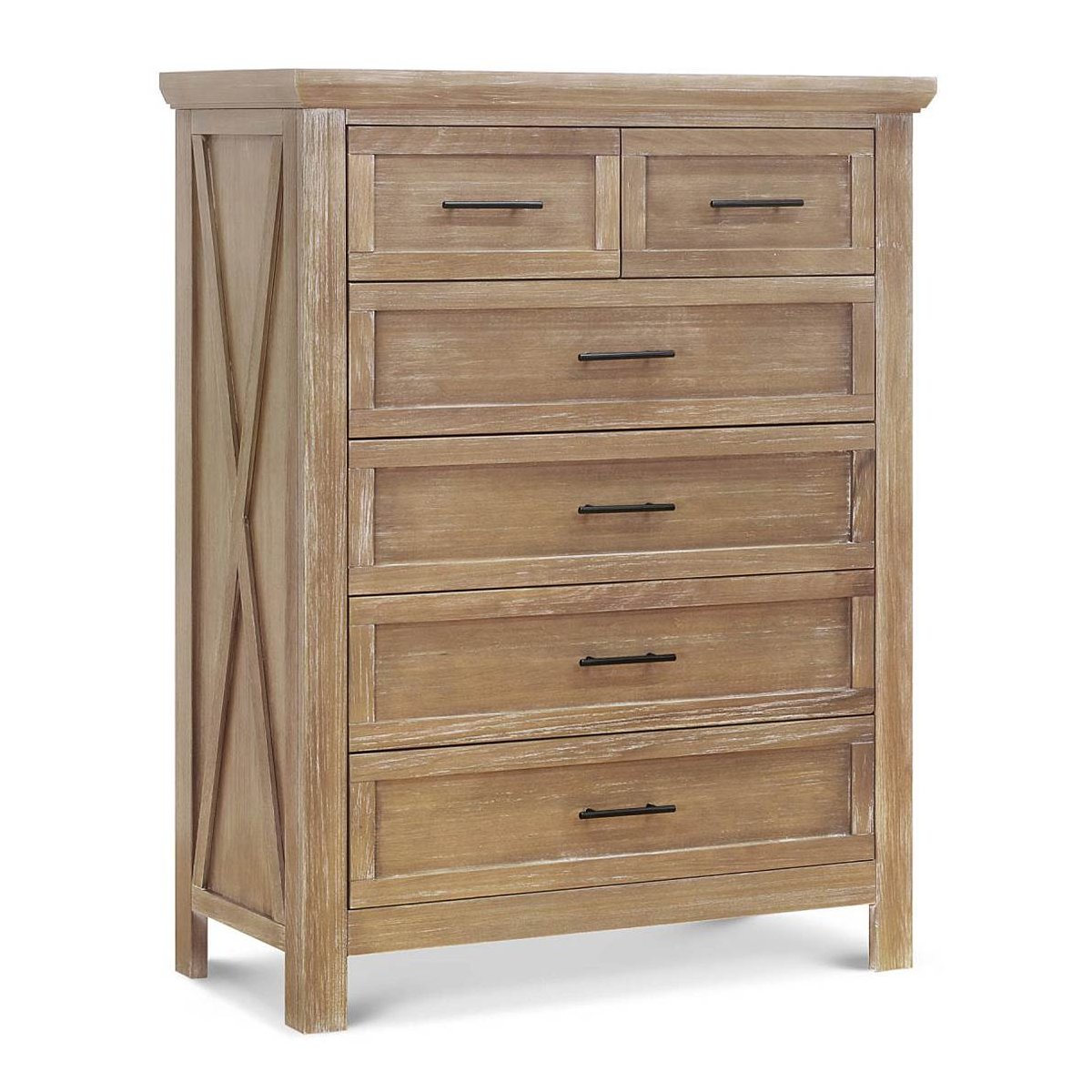 Emory Farmhouse 6 Drawer Chest - Driftwood