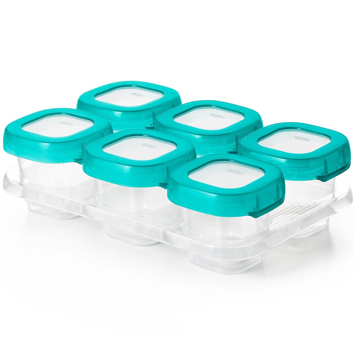Baby Blocks Freezer Storage 2oz Set - Teal