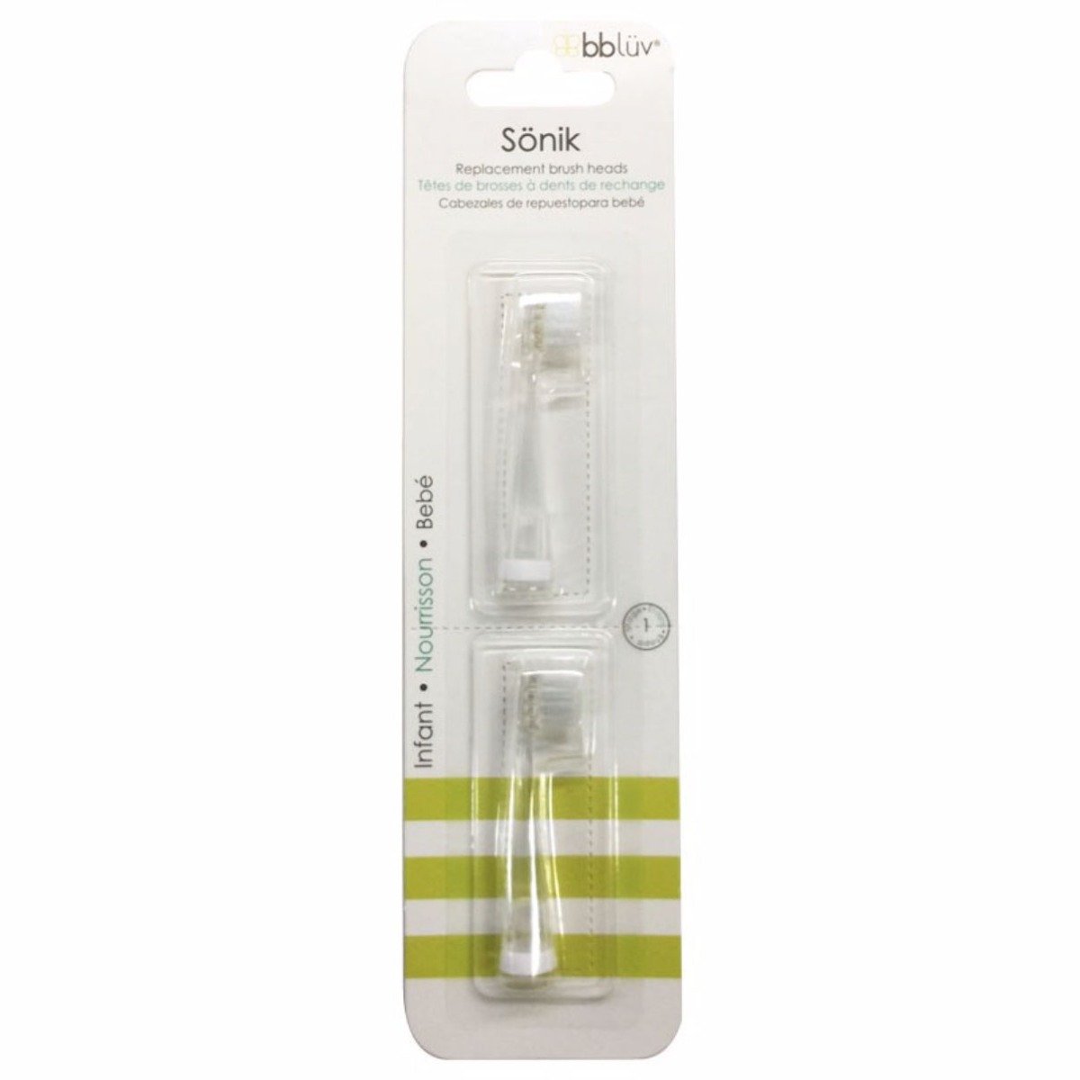 Sonik 2x Replacement Brush Heads - Infant