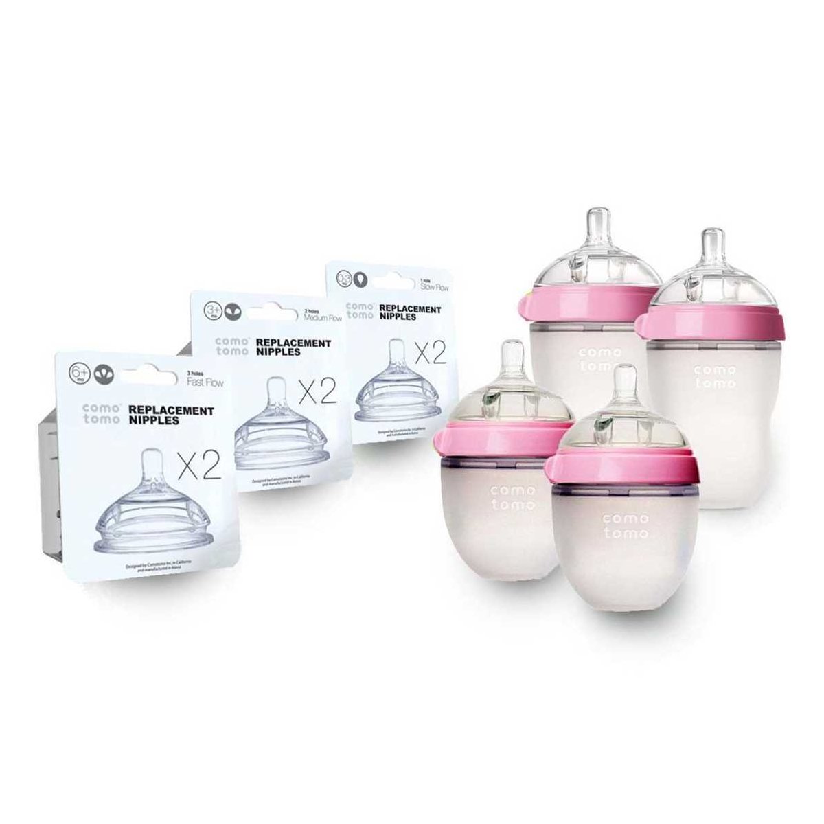 Baby Bottle Bundle Pink