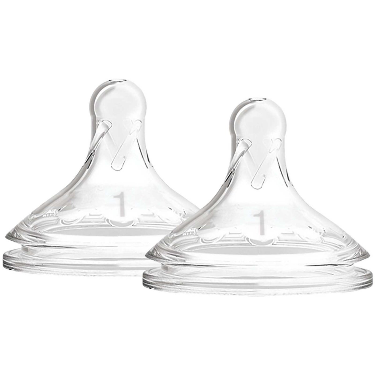 Options+ Wide Neck Level 1 Nipple 2 Pack