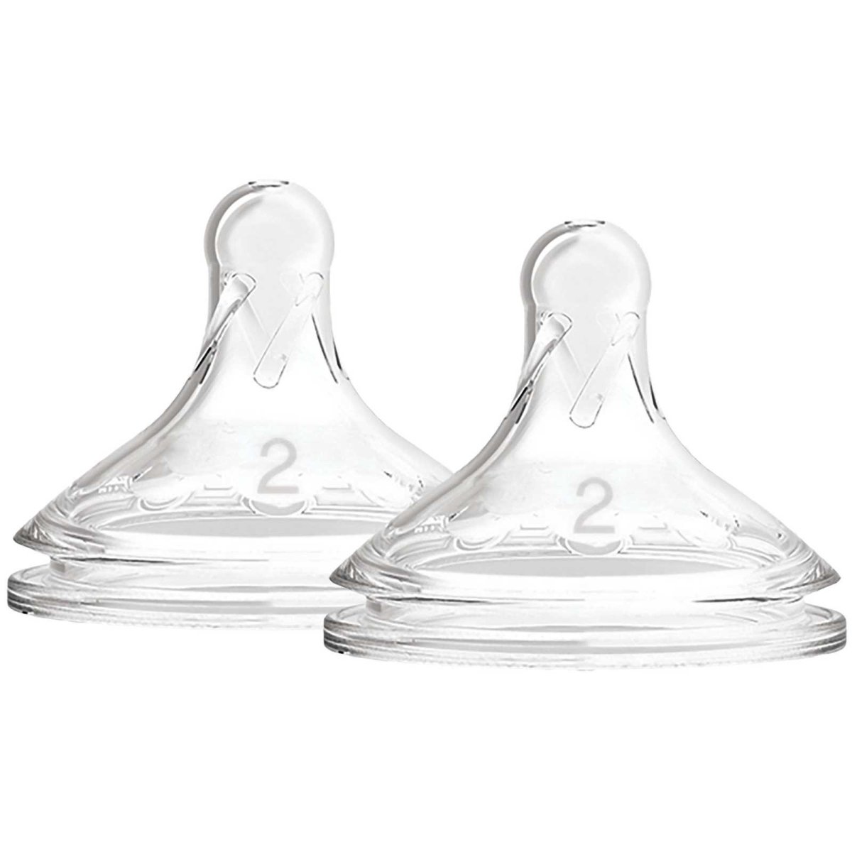Options+ Wide Neck Level 2 Nipple 2 Pack