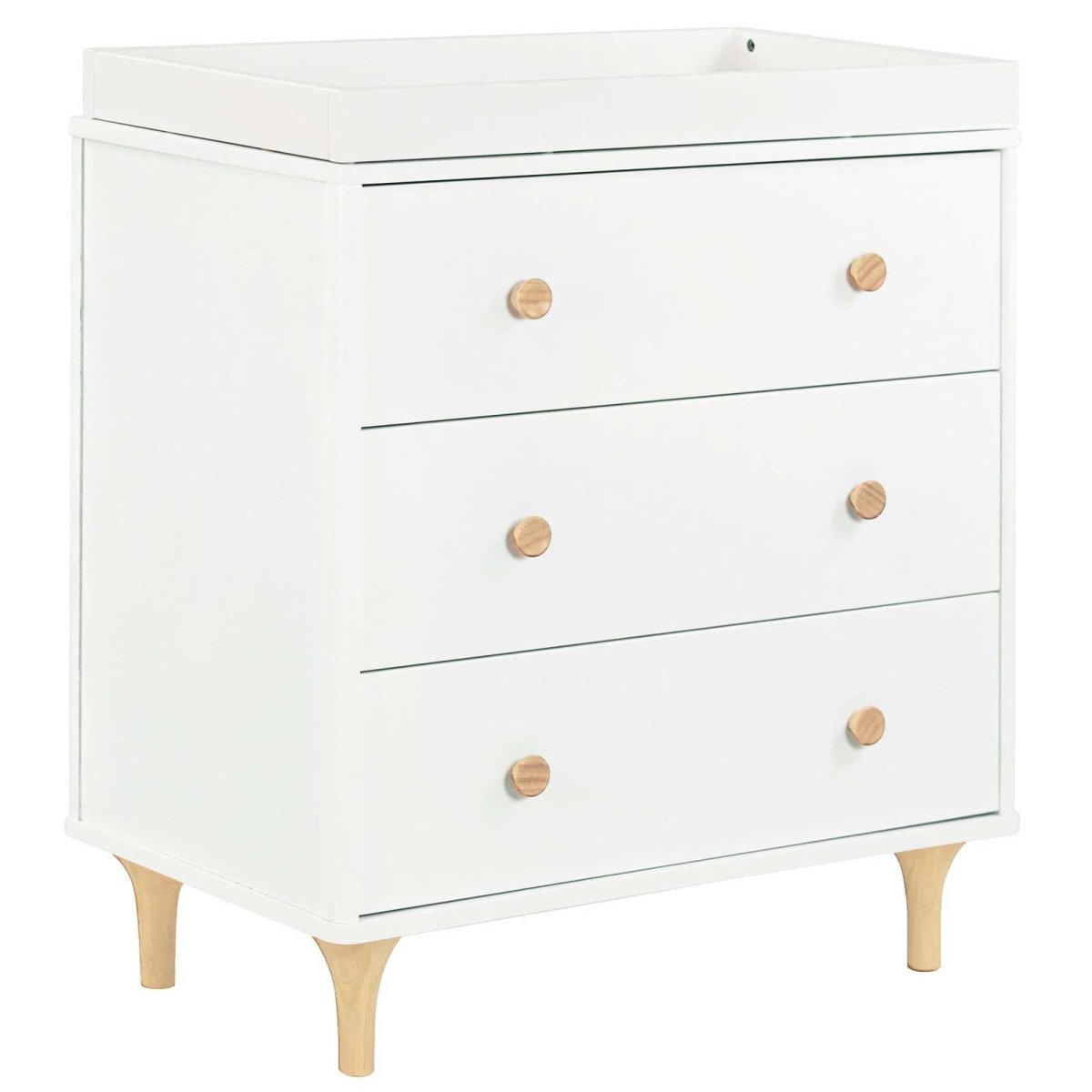 Lolly 3 Drawer Changer Dresser - White Natural