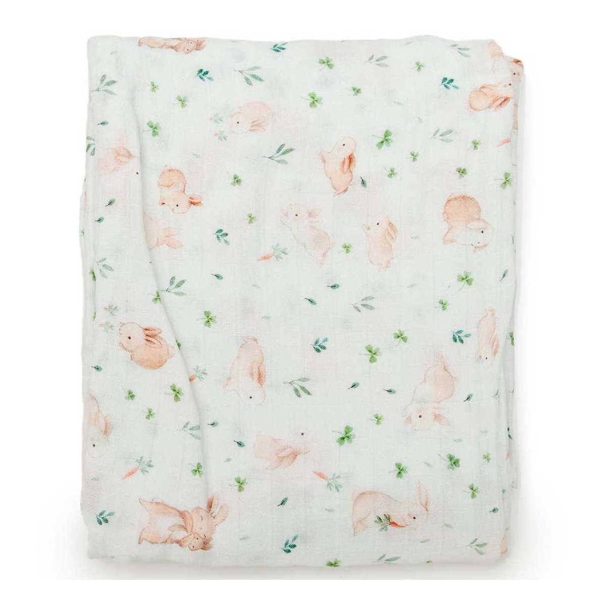 Luxe Fitted Crib Sheet - Bunny Meadow