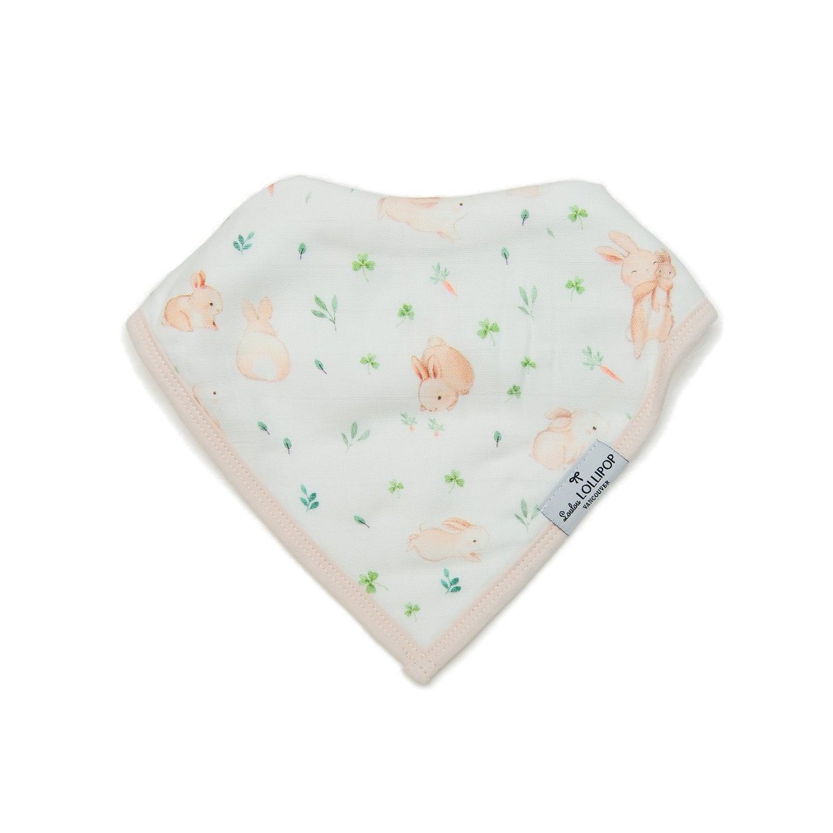 Luxe Muslin 2 Piece Bib Set Bunny Meadow