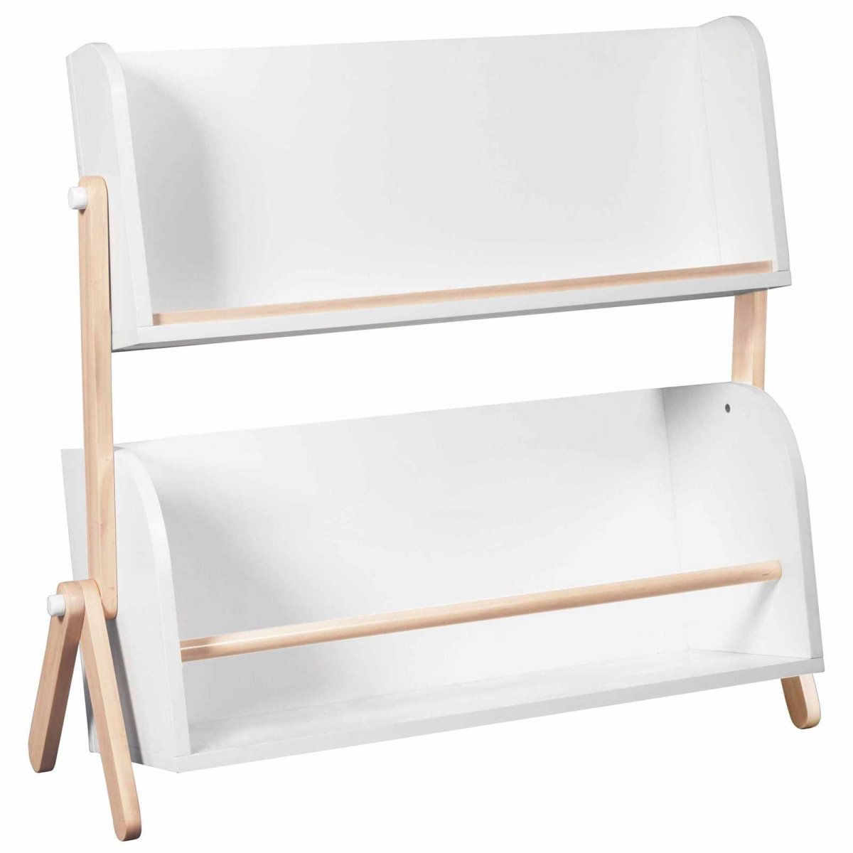 Tally Storage n Bookshelf - White Washed Natural