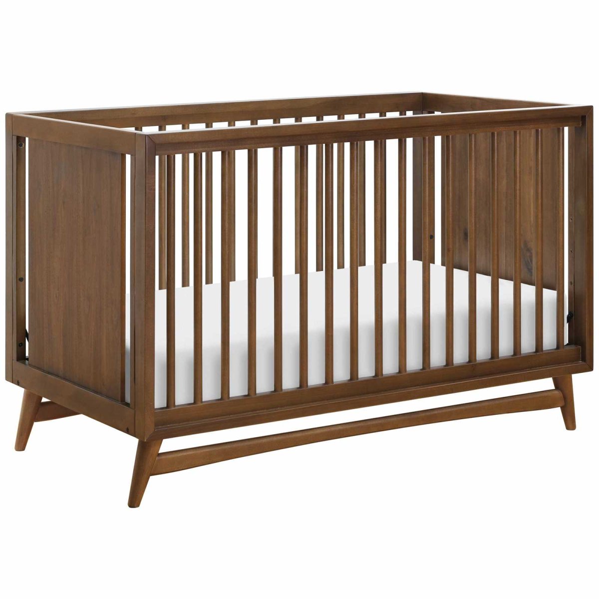 Peggy 3 In 1 Crib With Toddler Rail - Natural Walnut