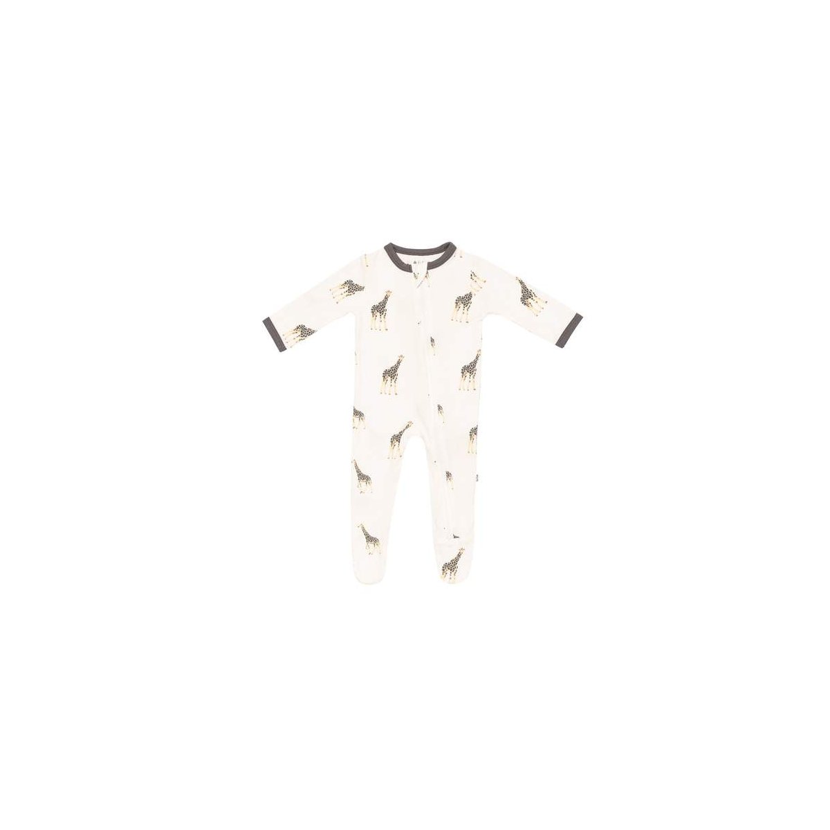 Zippered Footie - Giraffe