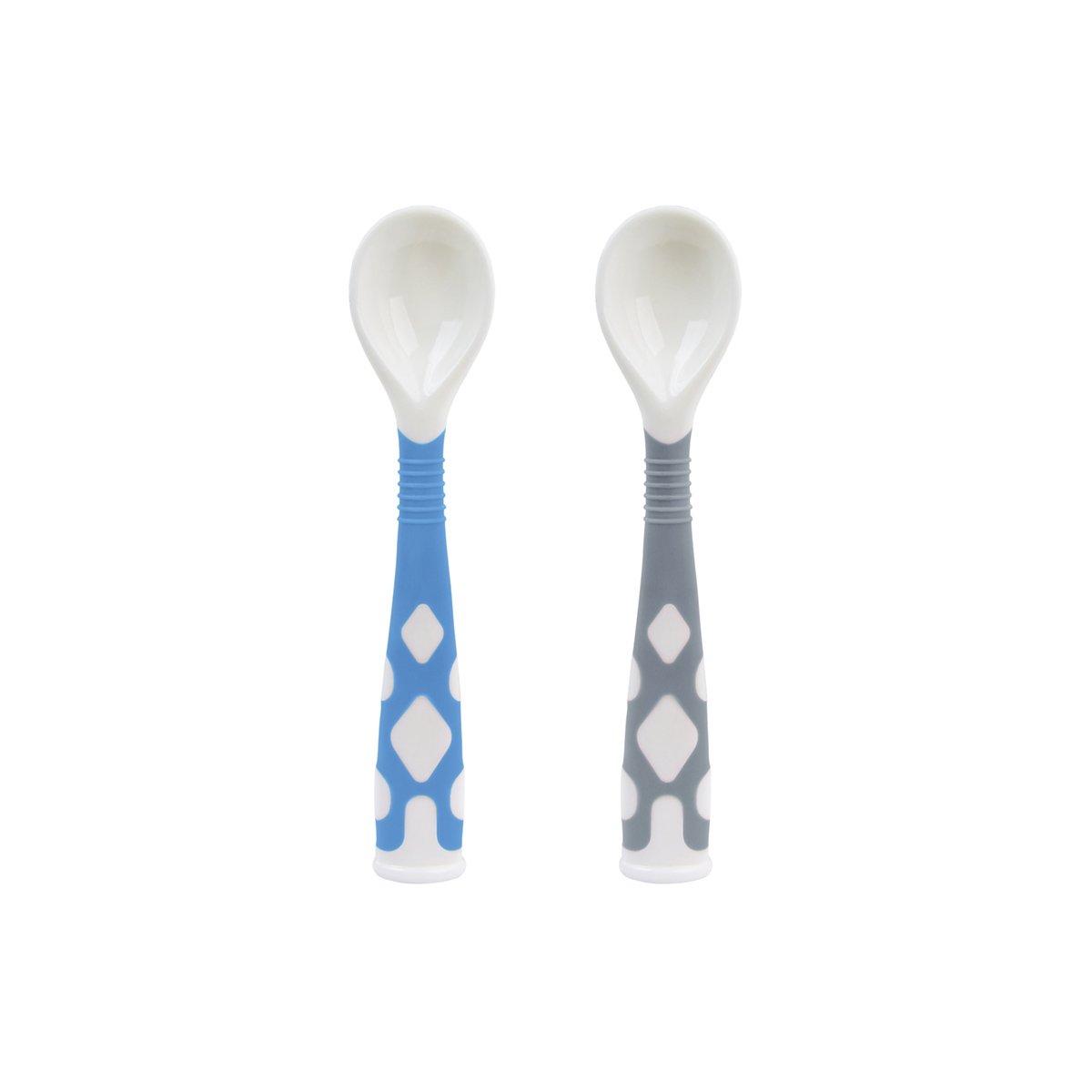 Silibend Bendable Spoon - Blue/Grey