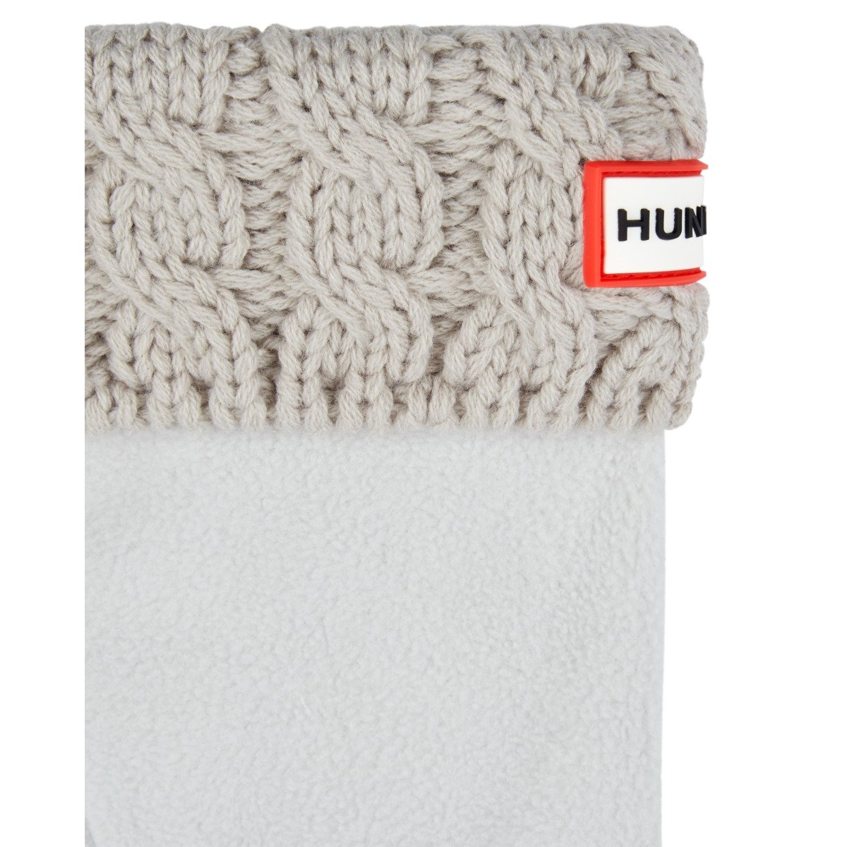 6 Stitch Cable Kids Boot Sock - Greige