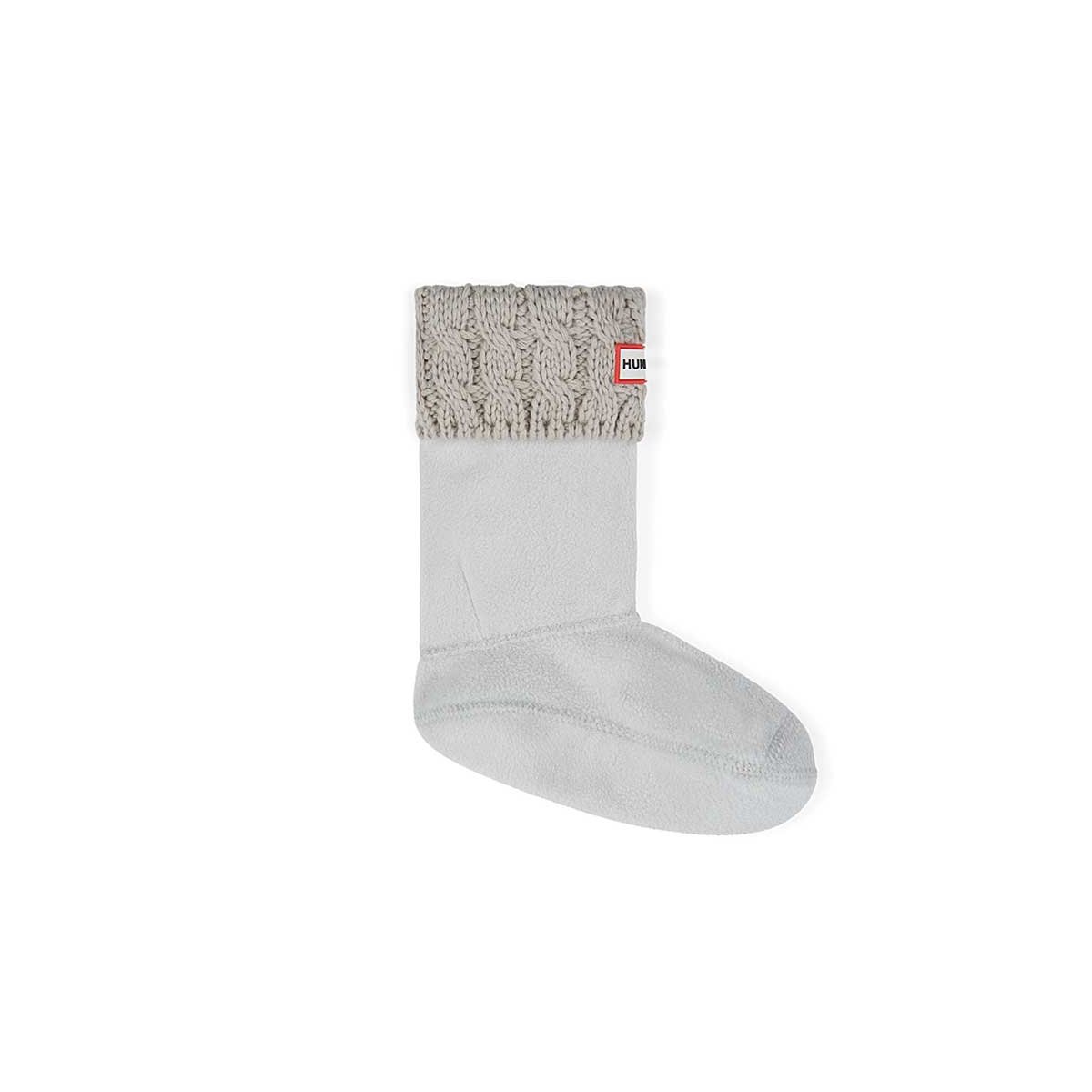 6 Stitch Cable Kids Boot Sock - Greige