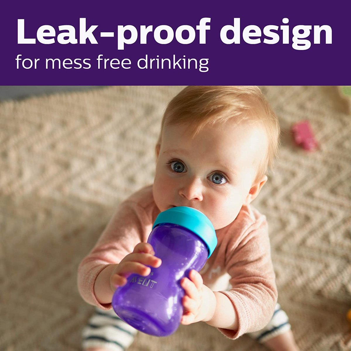 My Grippy Spout Cup 10oz 2Pk Pink And Purple