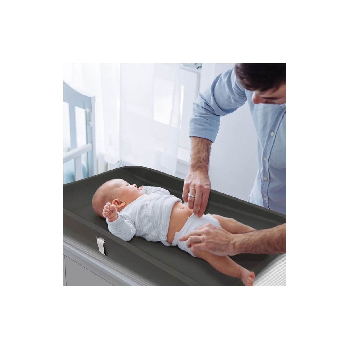 Deluxe Foam Change Pad - Grey