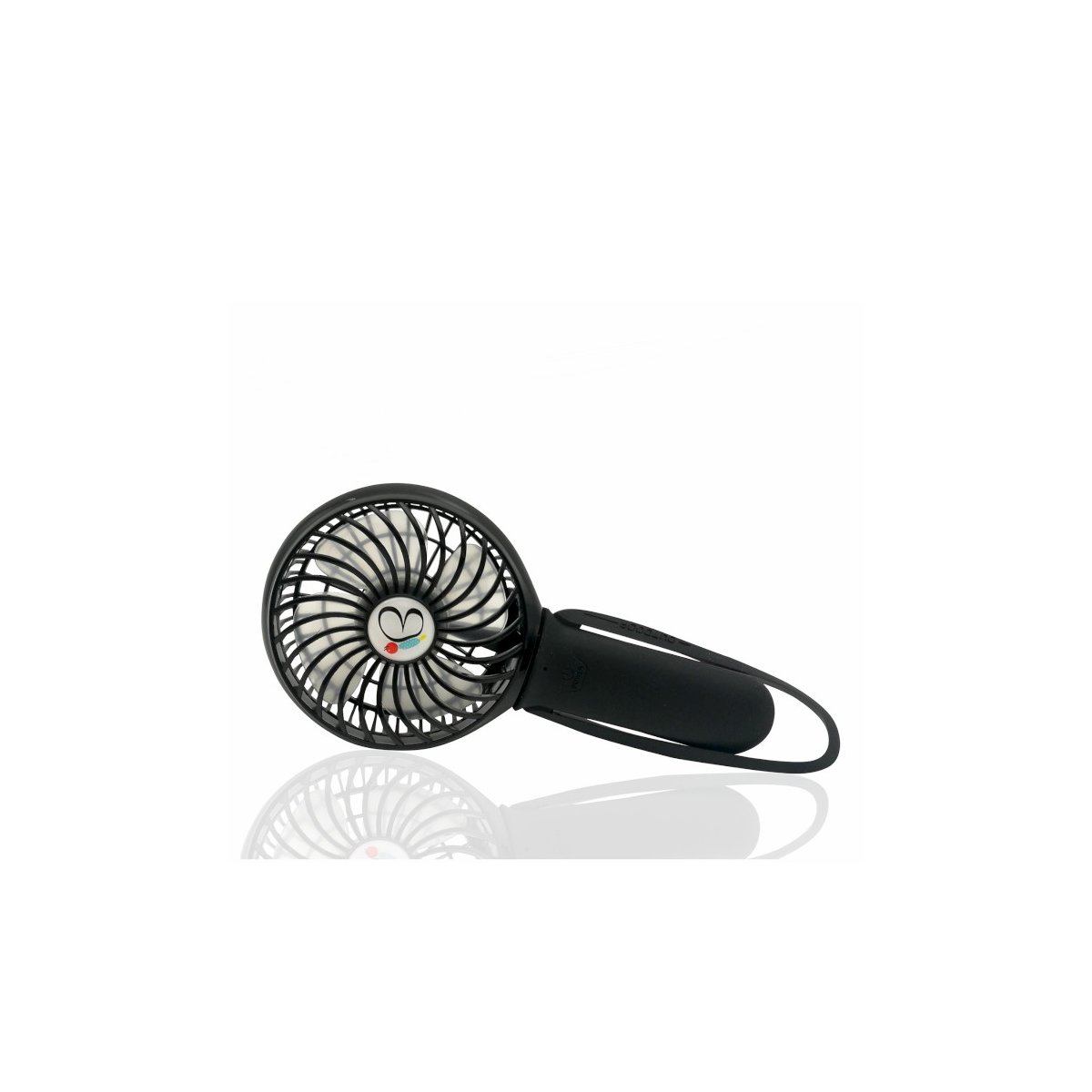 3 Speed Rechargeable Buggy Turbo Fan - Black/Black
