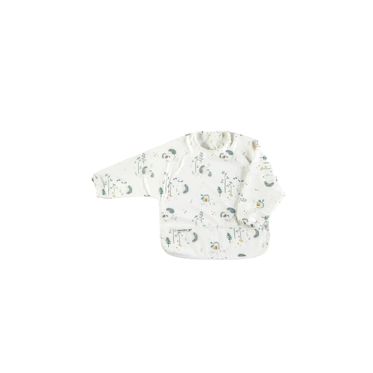 Long Sleeve Waterproof Bib - Hedgehogs