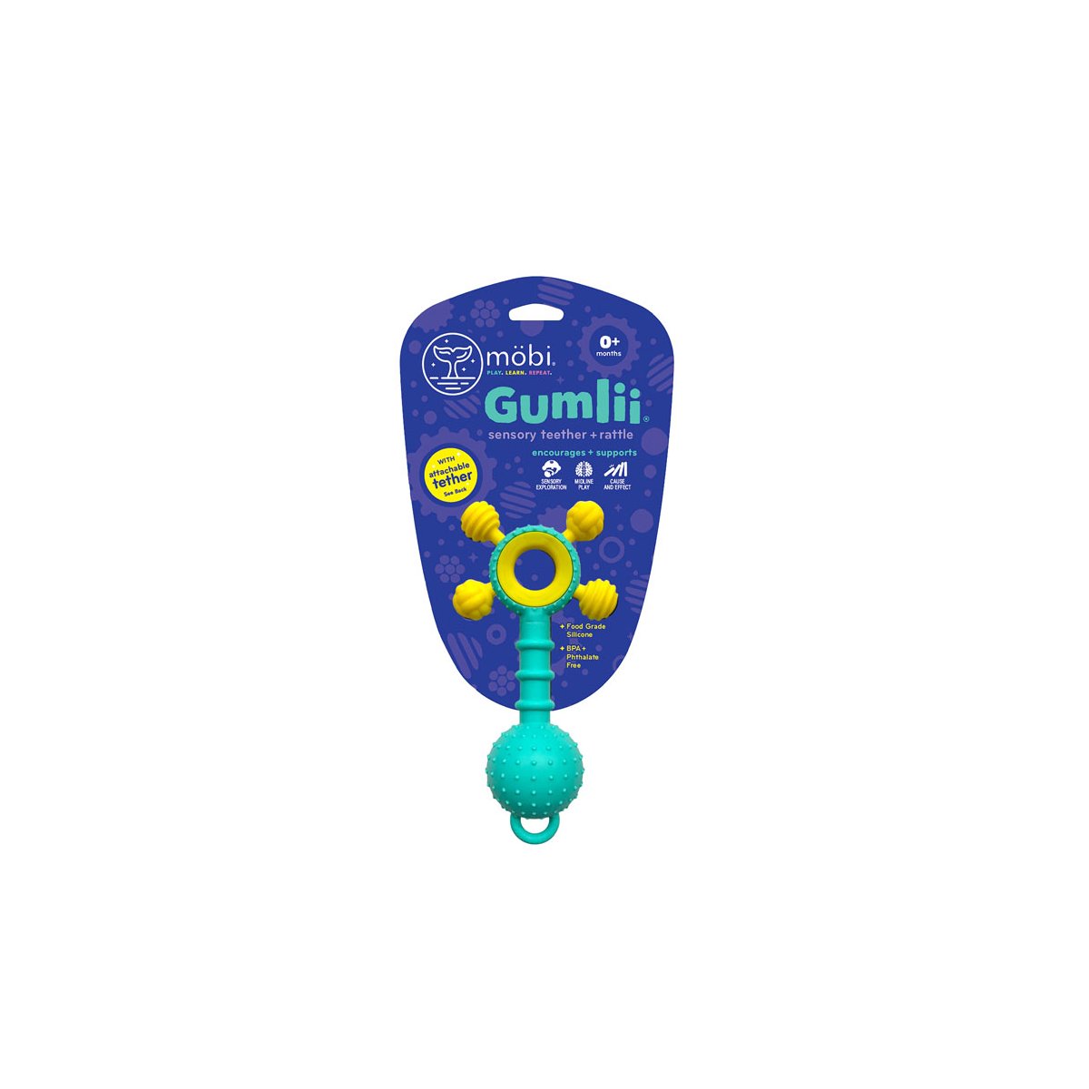 Gumlii Sensory Teether/Rattle