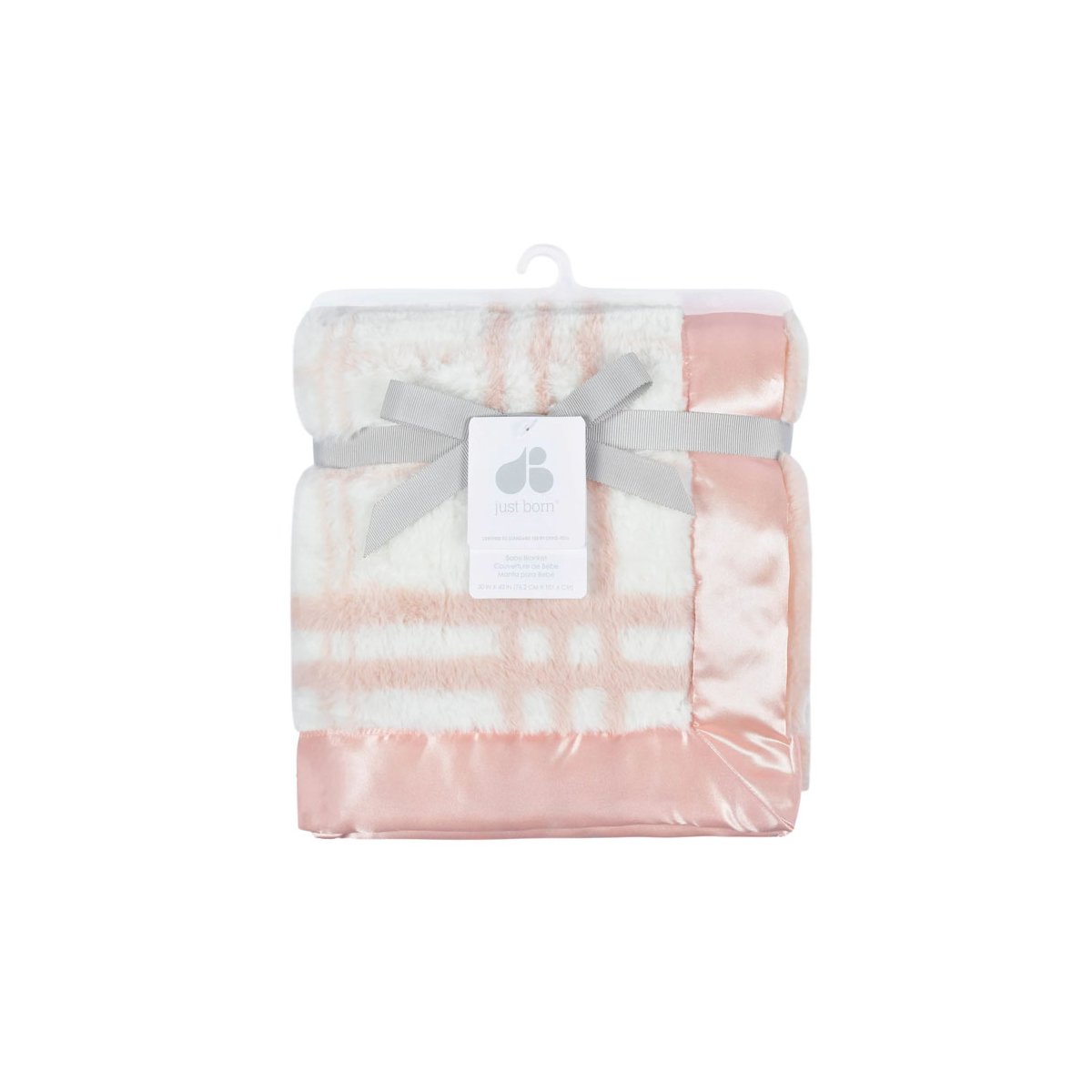 Plush Blanket - Pink Plaid