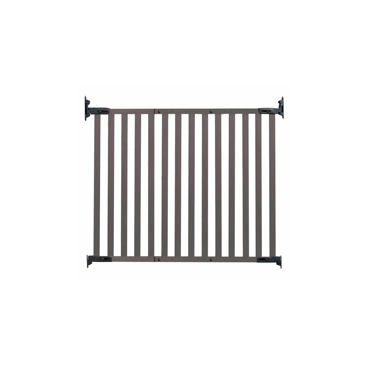 Bamboo Angle Mount Safeway Gate - Grey