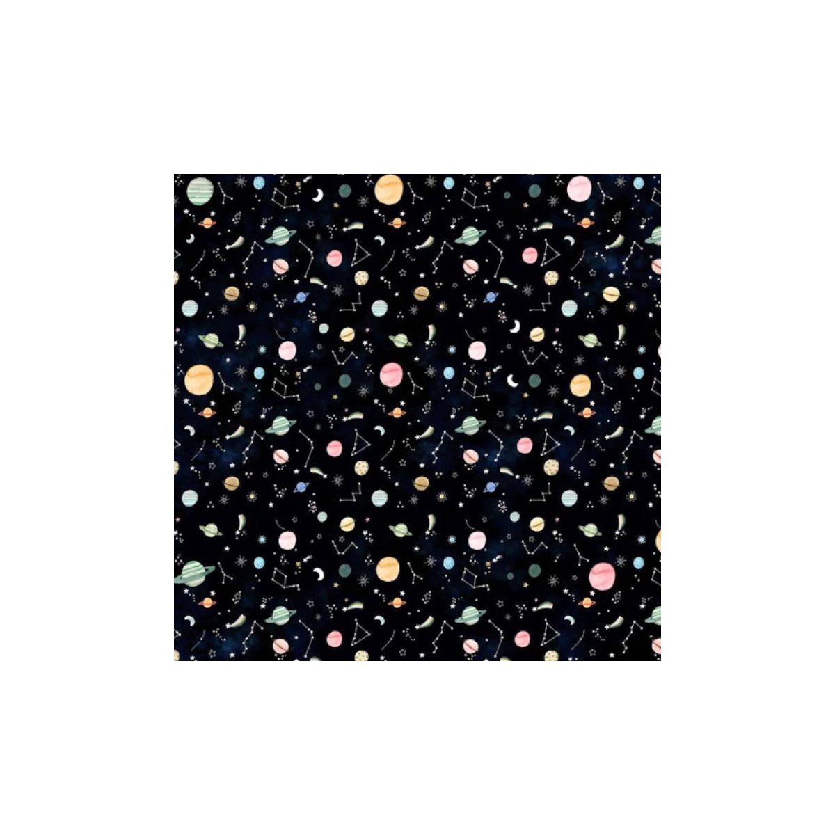 Long Sleeve Waterproof Bib - Planets