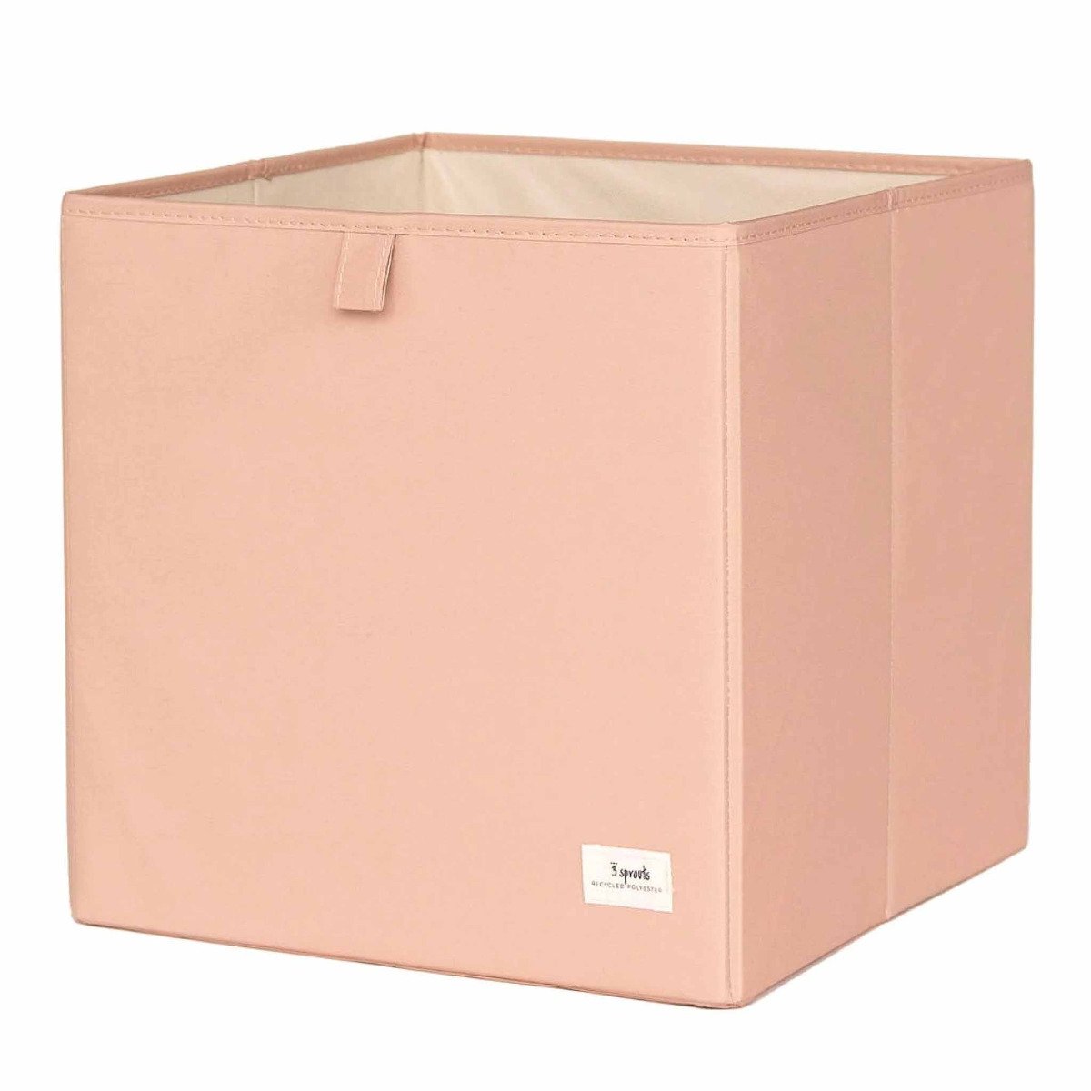Recycled Fabric Storage Cube - Solid Clay