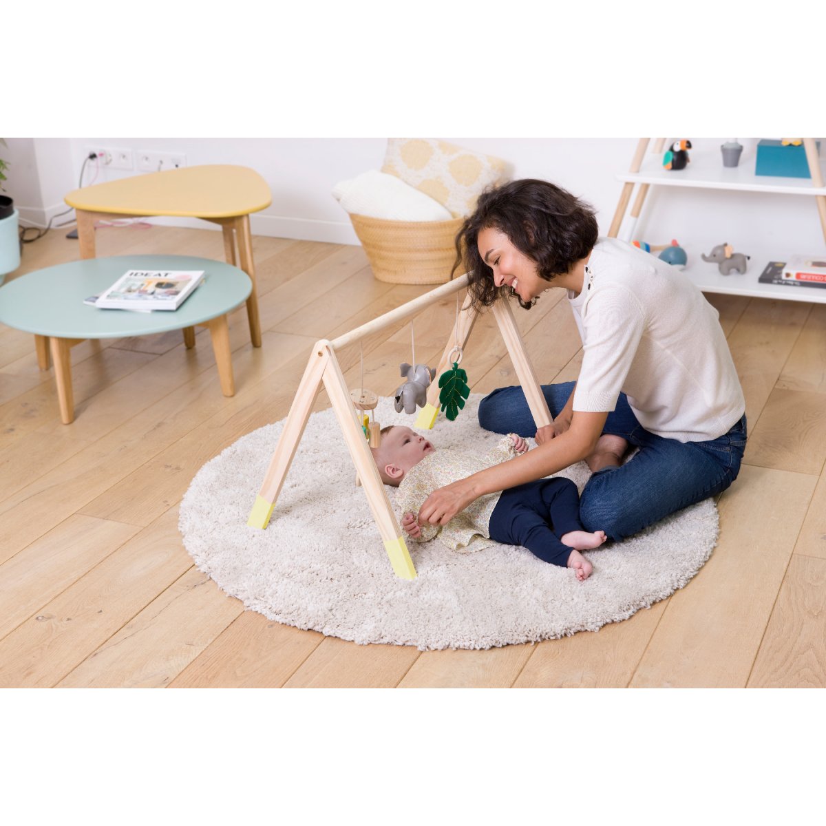 Wooden Activity Arch - Jungle Friends