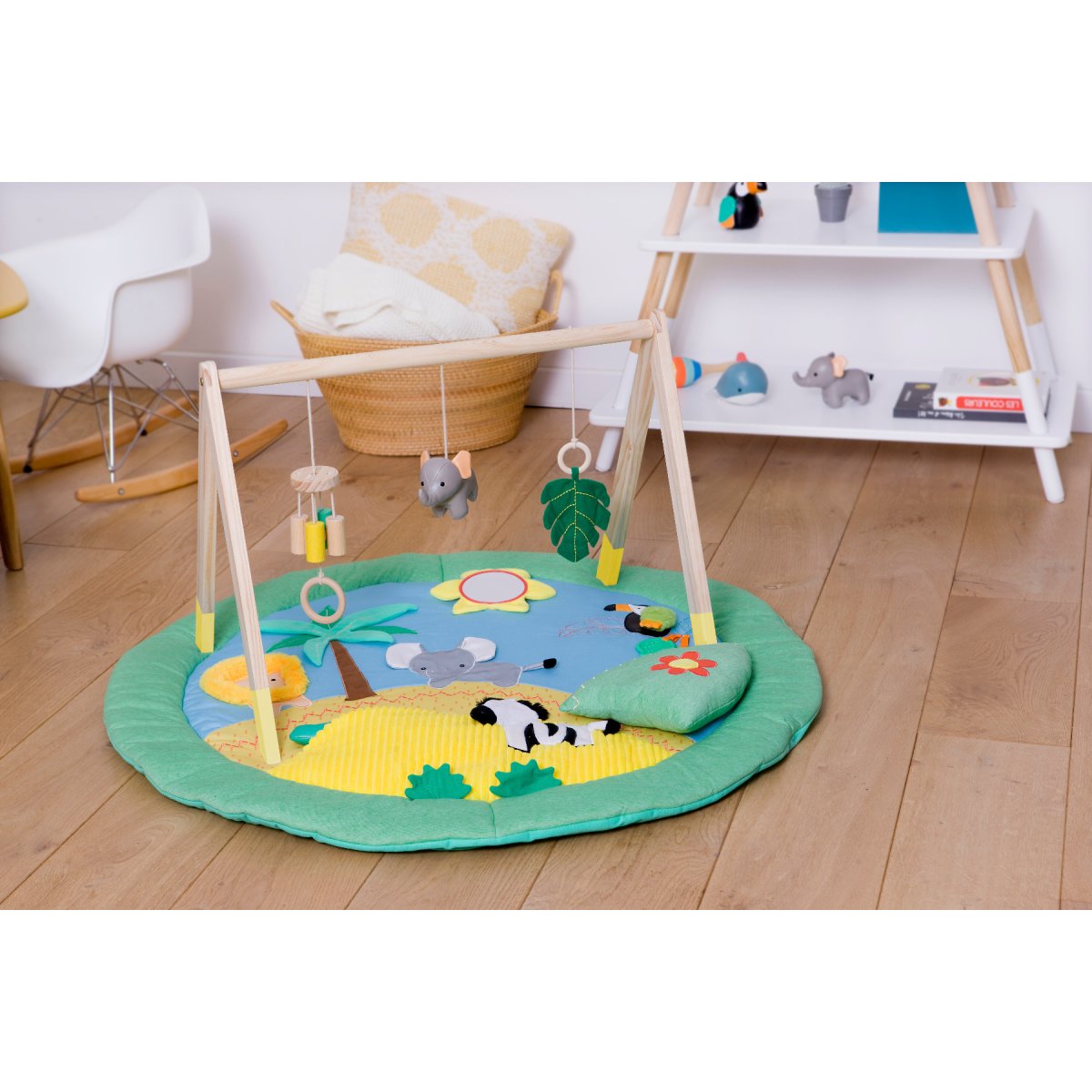 Wooden Activity Arch - Jungle Friends