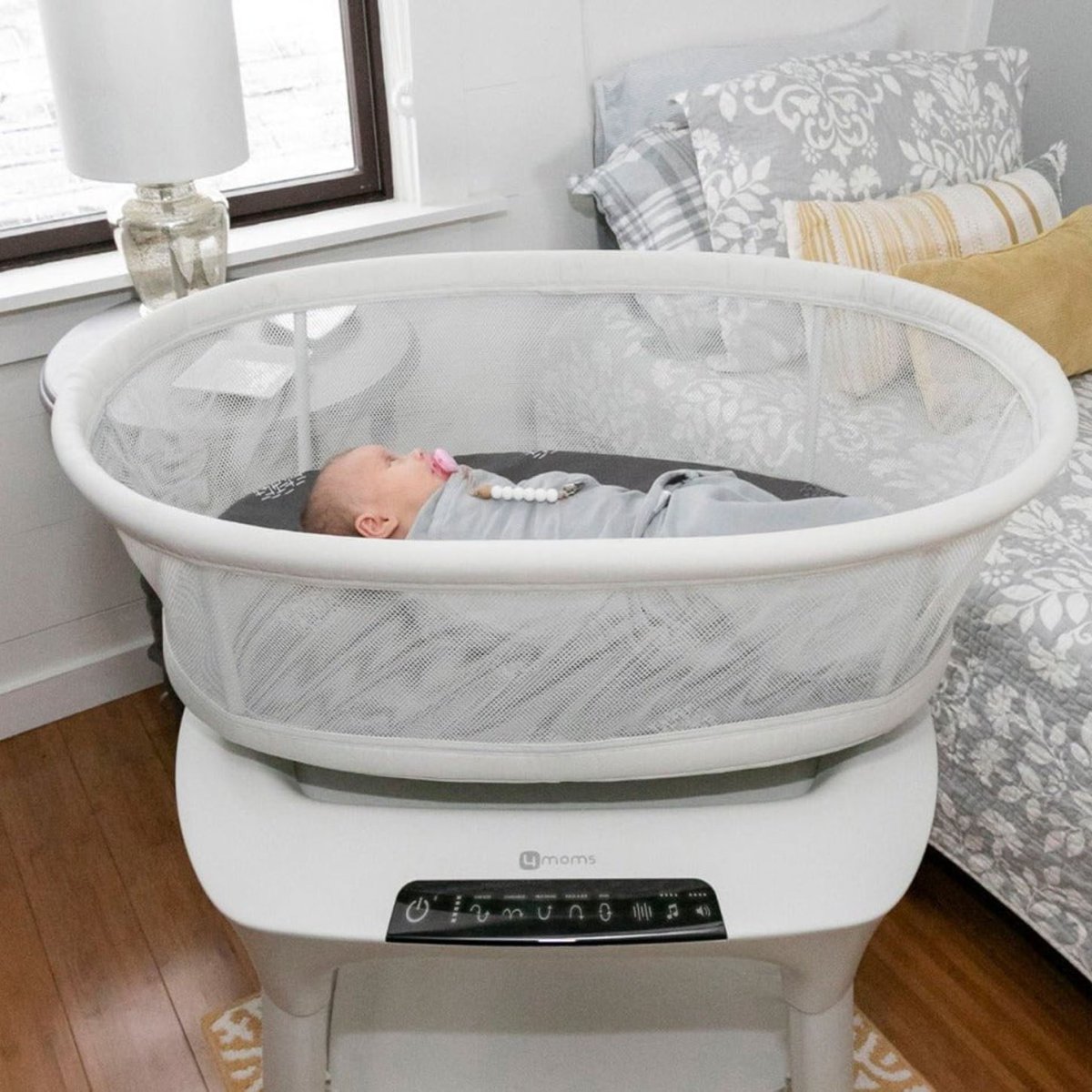 Mamaroo Sleep Sheet - Grey/Crosshatch