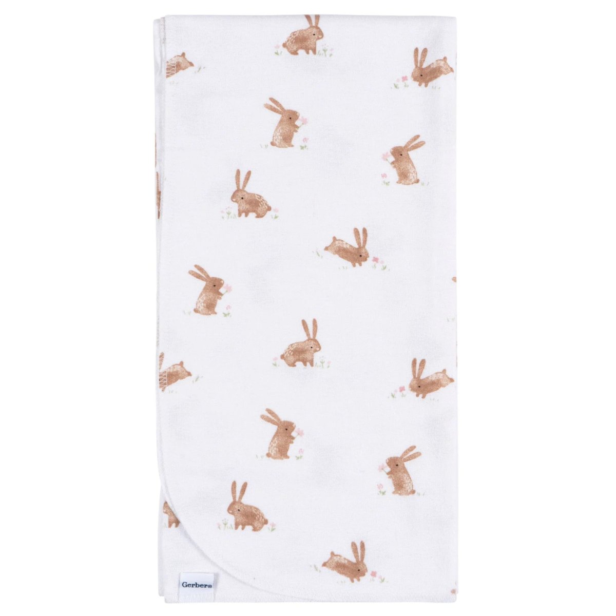 4-Pack Flannel Receiving Blanket - Retro Floral