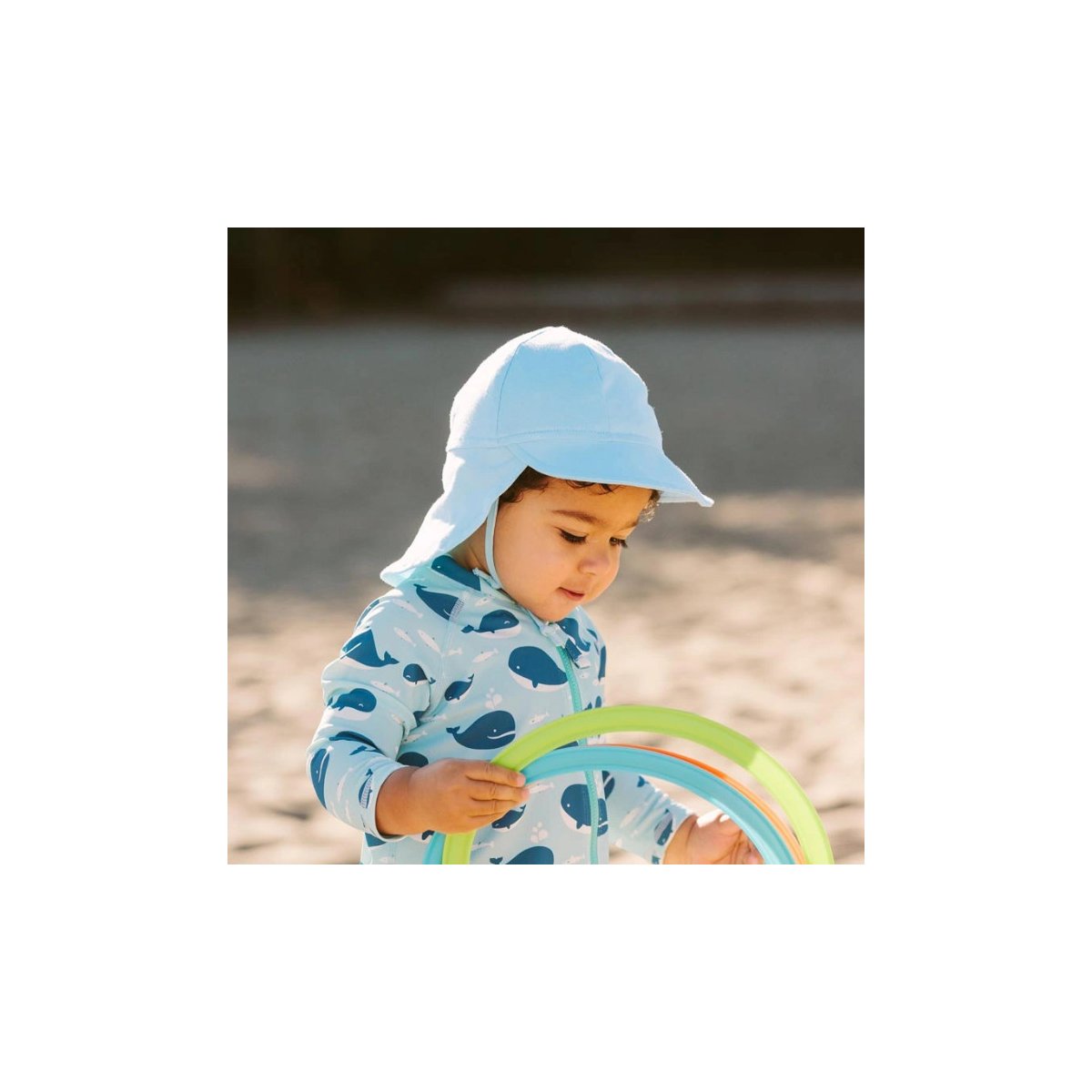 Sun Soft Baby Cap - Baby Blue