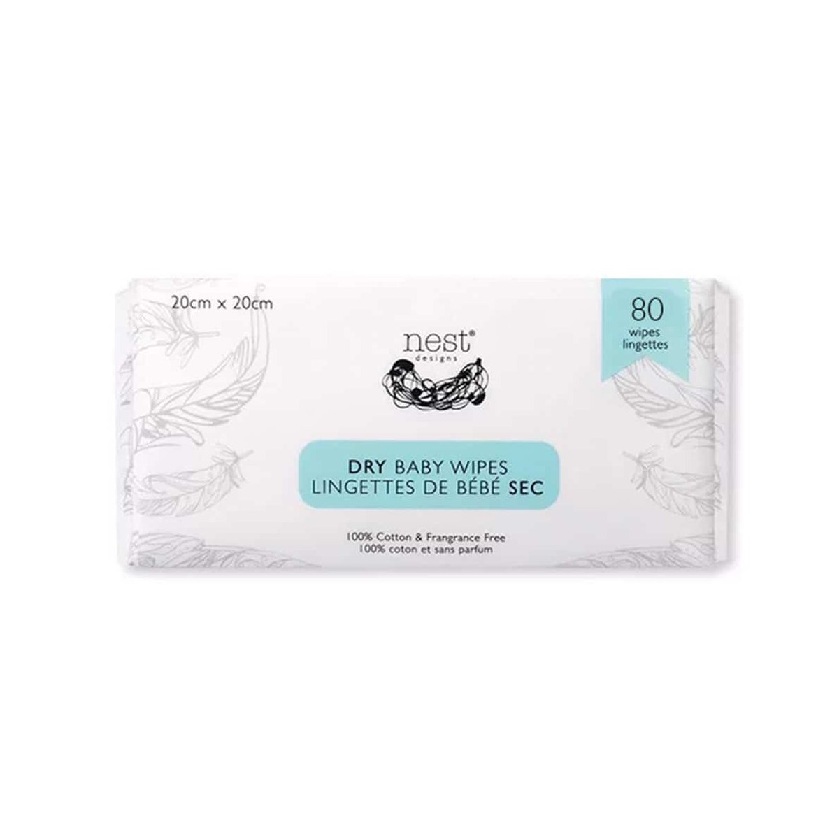 Dry Baby Wipes 80 Pack