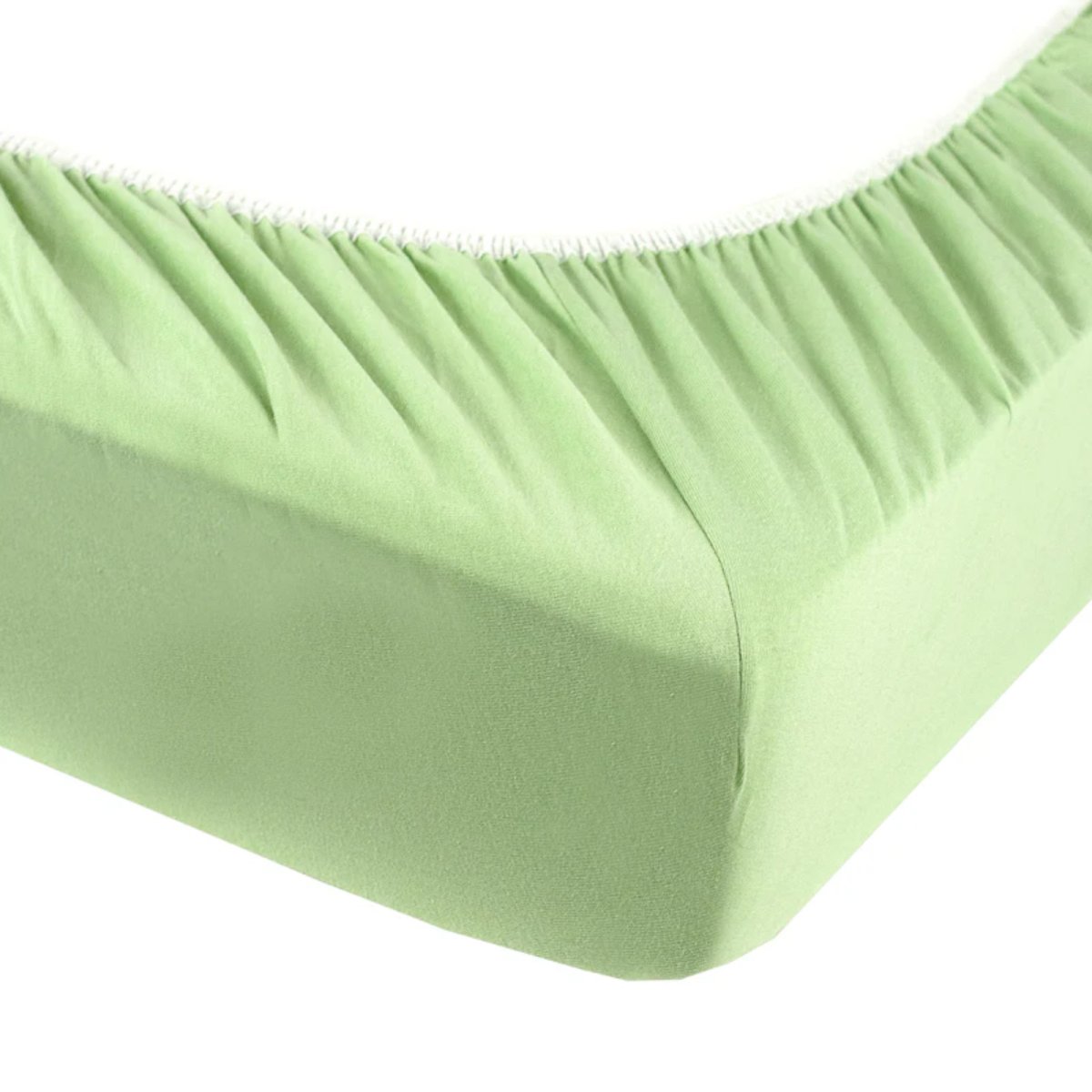 Jersey Fitted Crib Sheet - Sage