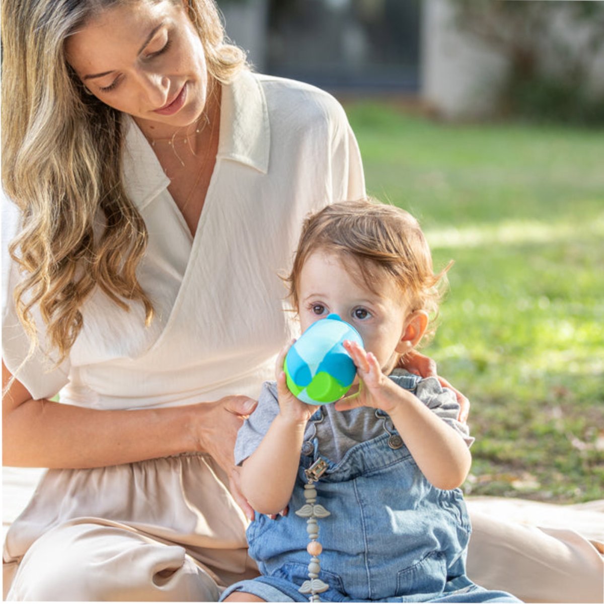 Silicone Sipper First Training Cup with Spout 6oz